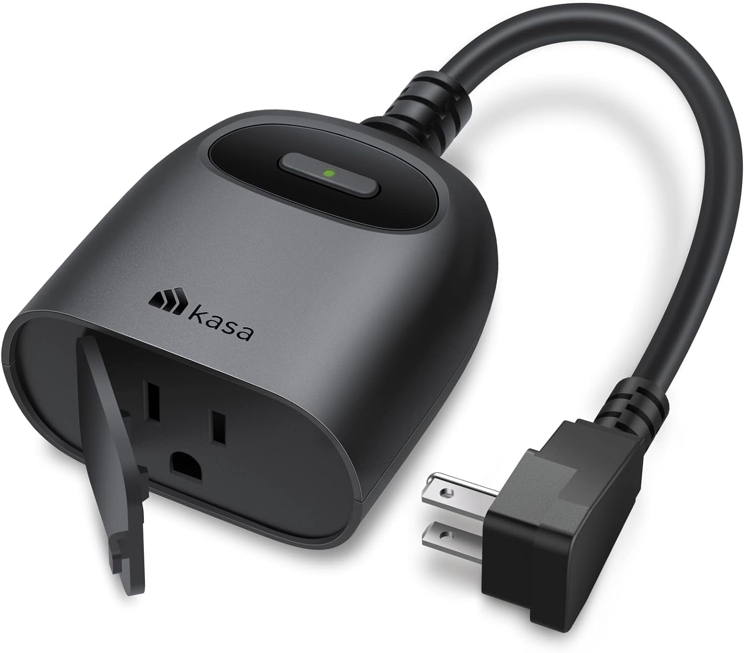 Kasa Smart Plug Mini by TP-Link (HS103P2) - Smart Home WiFi Outlet Works with Alexa, Echo and Google Home, No Hub Required, Remote Control, 2.4GHz WiFi Required, 15 Amp, UL Certified, 2-Pack, White