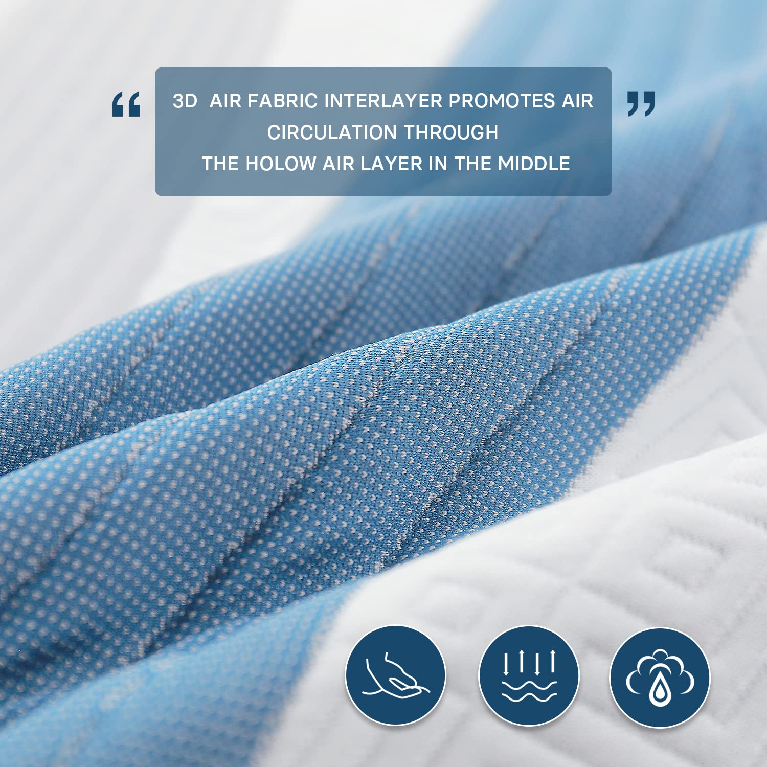 Gotcozy Heated Mattress Pad King Size Dual Control - Electric Mattress Pad Fit up to 15‘’ with 6 Heat Setting & 10 Hour Auto Off ETL Certified Machine Washable(White)